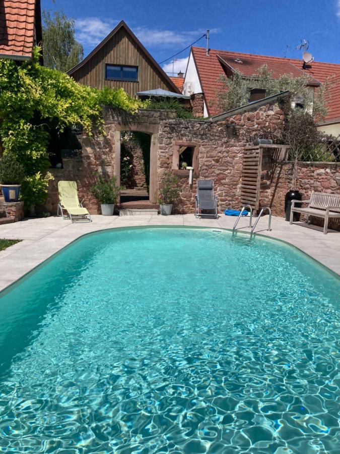 Le Grenier - Piscine Et Spa Marlenheim Exterior photo